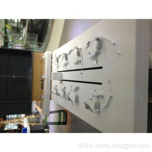 anti-shoplifting retail mobile display stands with alarm and charging function